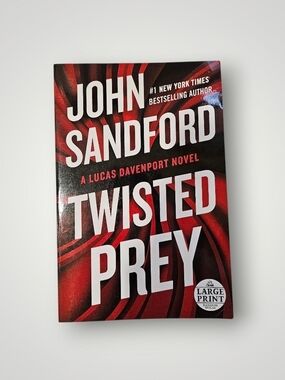 3/$15 John Sandford Twisted Prey Paperback (Large Print)
